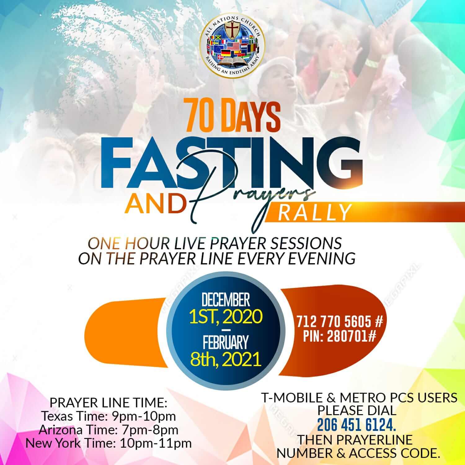 70 Days Fasting & Praying All Nations Church